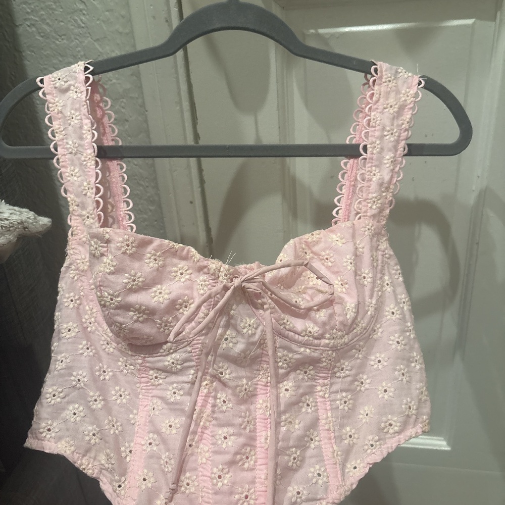 Pink Corset Top